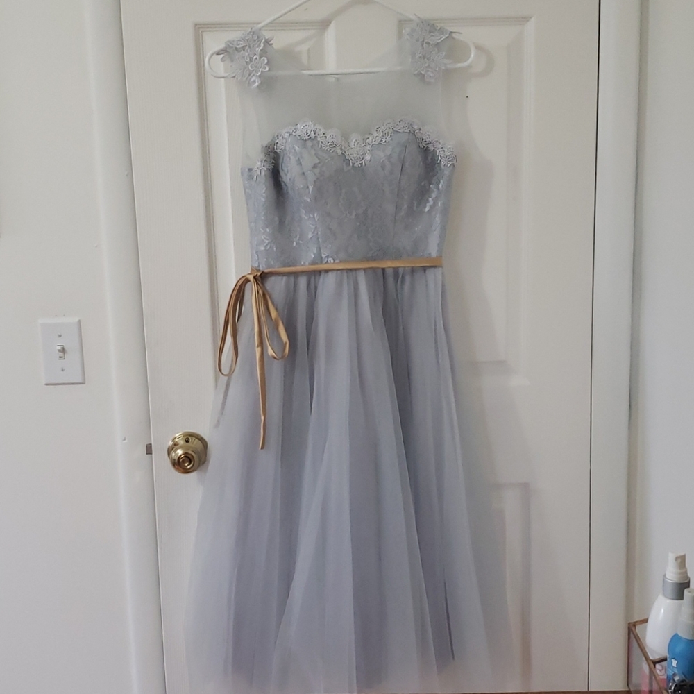 Metisu light blue dress